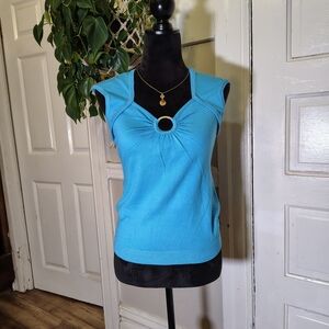 Y2K Indie Sleaze Club Wear Sleeveless Top Size Large/T400